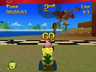 Изображение игры: Nicktoons Racing