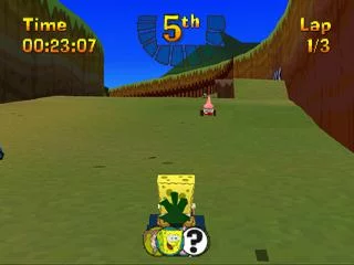 Изображение игры: Nicktoons Racing