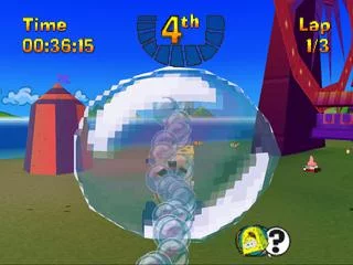Изображение игры: Nicktoons Racing