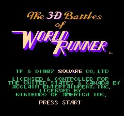 Изображение игры: The 3-D Battles of WorldRunner