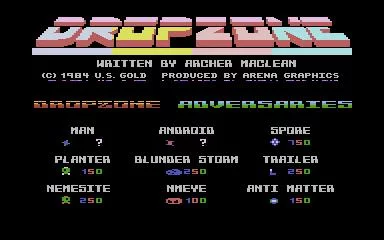 Изображение игры: Dropzone (1984)