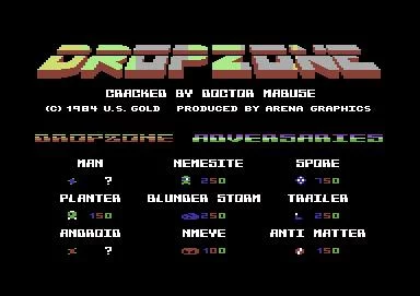 Изображение игры: Dropzone (1984)