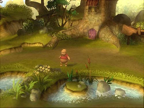 Изображение игры: Winnie the Pooh's Rumbly Tumbly Adventure