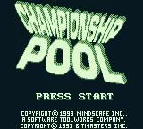 Изображение игры: Championship Pool