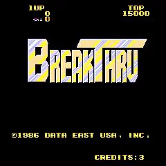 Изображение игры: BreakThru (1986)