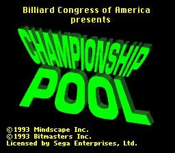 Изображение игры: Championship Pool