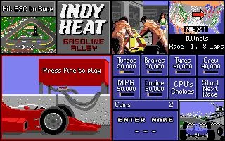 Изображение игры: Danny Sullivan's Indy Heat