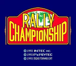 Изображение игры: Championship Rally