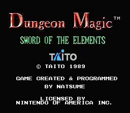 Изображение игры: Dungeon Magic: Sword of the Elements