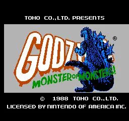 Изображение игры: Godzilla: Monster of Monsters