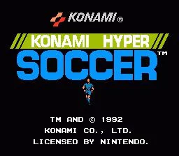 Изображение игры: Konami Hyper Soccer