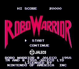 Изображение игры: Robowarrior