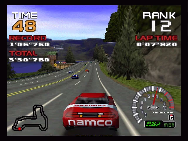 Изображение игры: Ridge Racer 64