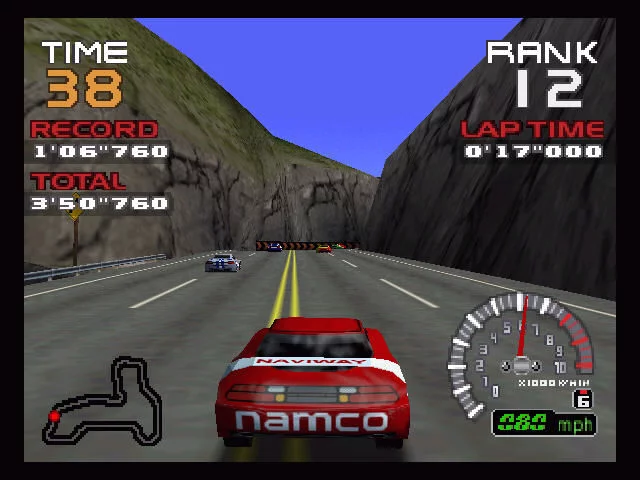 Изображение игры: Ridge Racer 64