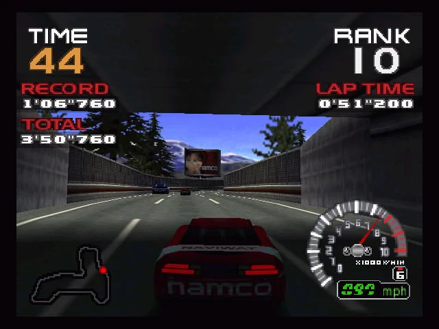 Изображение игры: Ridge Racer 64