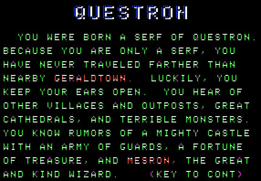 Изображение игры: Questron