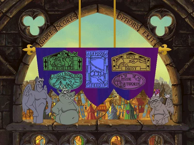 Изображение игры: The Hunchback of Notre Dame: Topsy Turvy Games