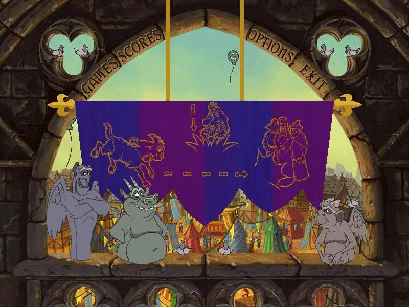 Изображение игры: The Hunchback of Notre Dame: Topsy Turvy Games