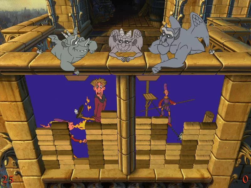 Изображение игры: The Hunchback of Notre Dame: Topsy Turvy Games
