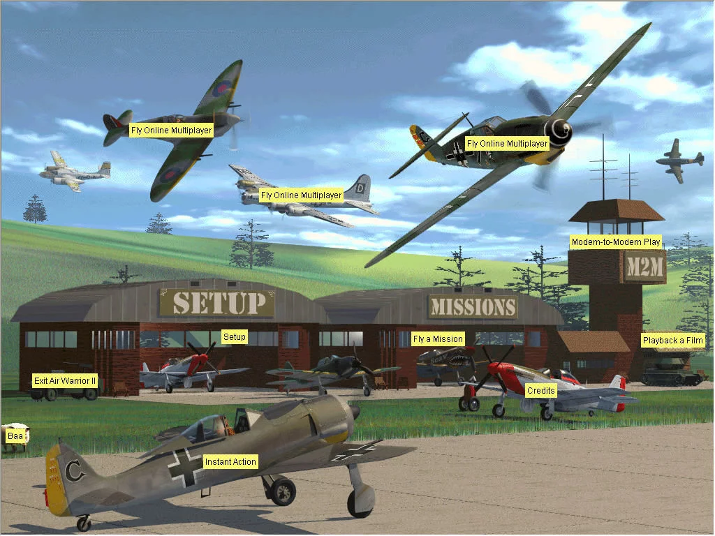 Изображение игры: Air Warrior