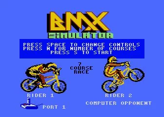 Изображение игры: BMX Simulator