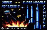 Изображение игры: Super Asteroids & Missile Command