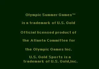 Изображение игры: Olympic Summer Games