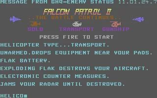 Изображение игры: Falcon Patrol II