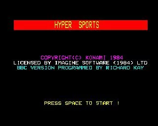 Изображение игры: Hyper Sports