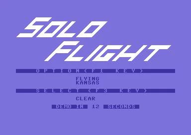 Изображение игры: Solo Flight