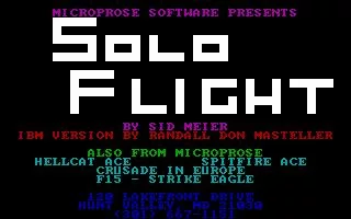 Изображение игры: Solo Flight