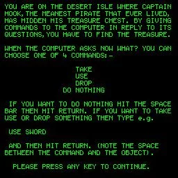 Изображение игры: Treasure Island (1984)