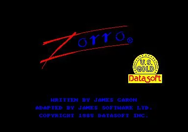 Изображение игры: Zorro (1985)