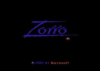 Изображение игры: Zorro (1985)