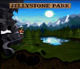 Изображение игры: Adventures of Yogi Bear