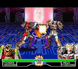 Изображение игры: Mighty Morphin Power Rangers: The Fighting Edition