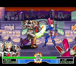 Изображение игры: Mighty Morphin Power Rangers: The Fighting Edition