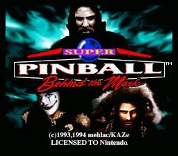 Изображение игры: Super Pinball: Behind the Mask