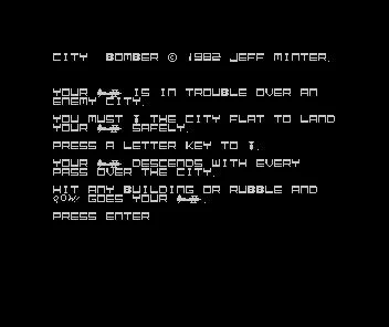 Изображение игры: City Bomber