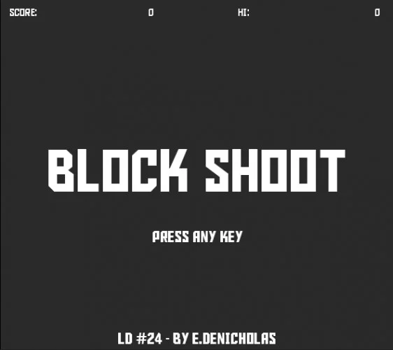 Изображение игры: Block Shoot