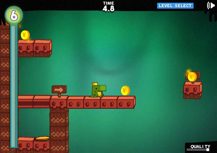 Изображение игры: Chompy: The Greedy Crocodile