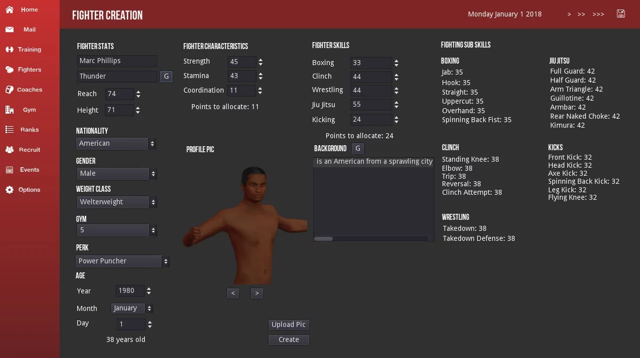 Изображение игры: MMA Simulator