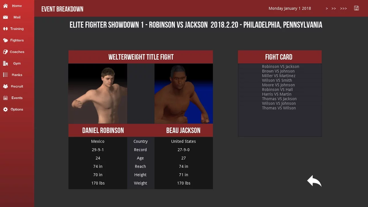 Изображение игры: MMA Simulator