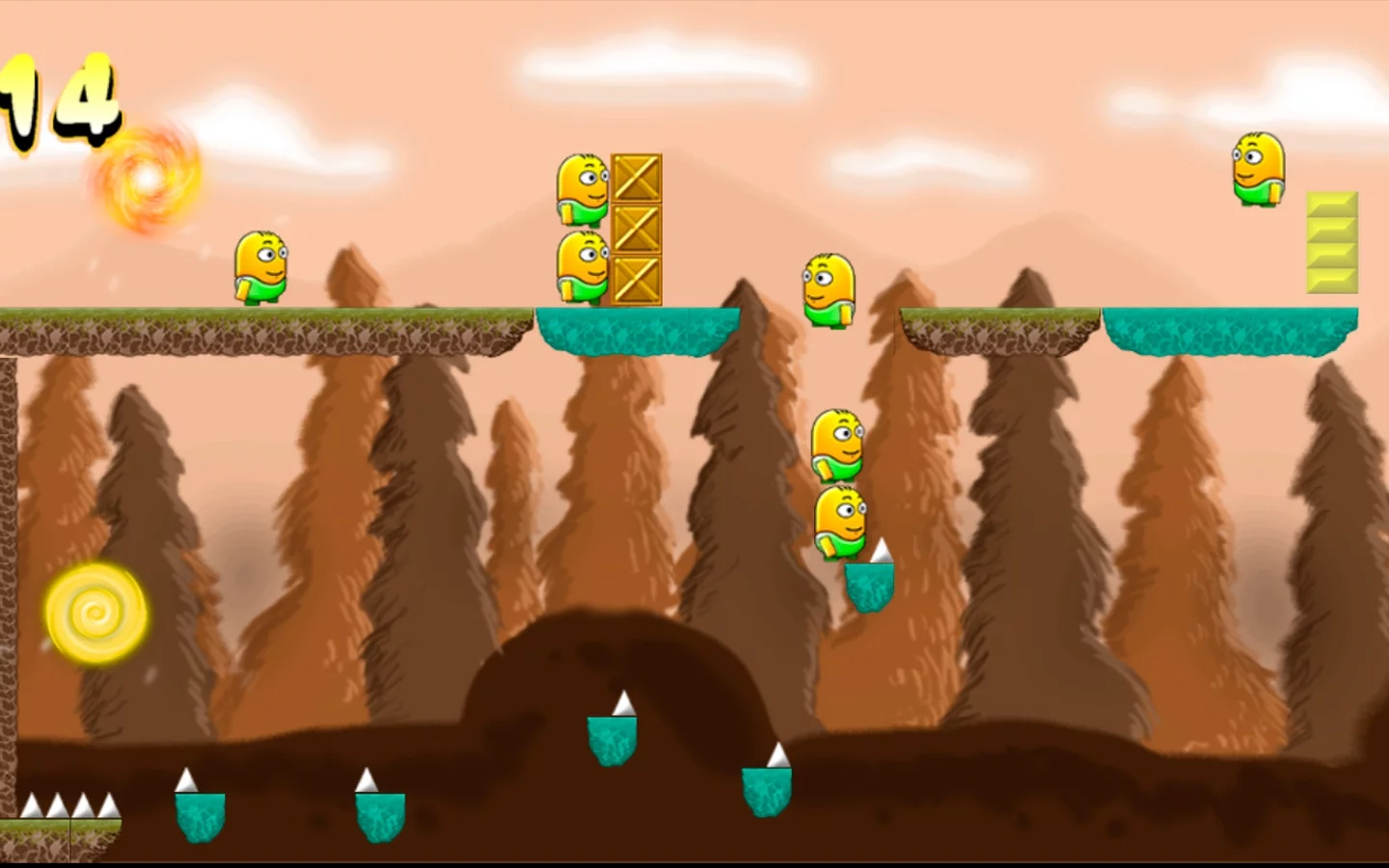 Изображение игры: Clone Adventures