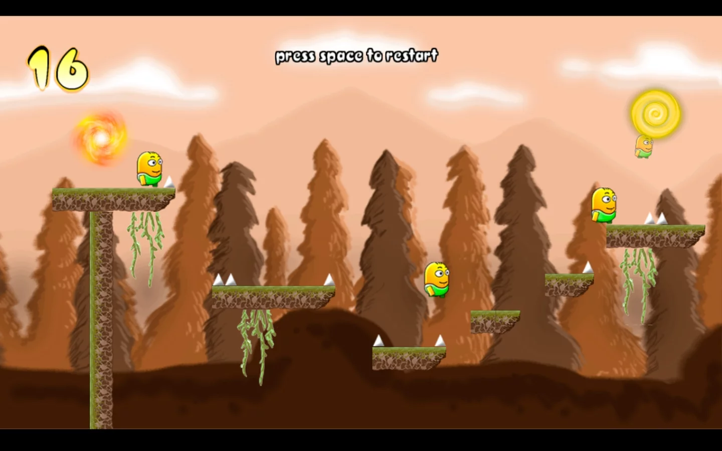 Изображение игры: Clone Adventures
