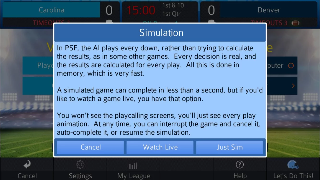 Изображение игры: Pro Strategy Football 2019