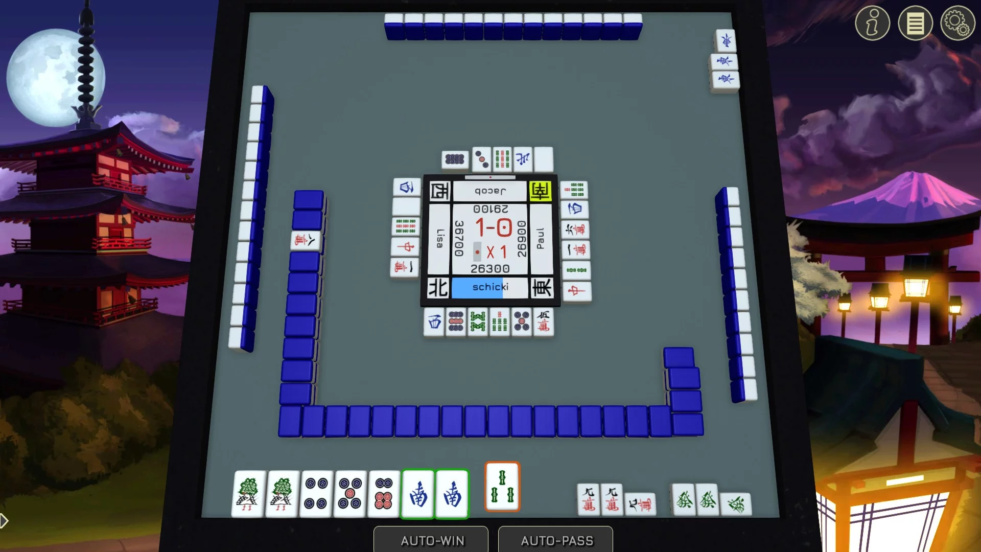 Изображение игры: Mahjong Riichi Multiplayer