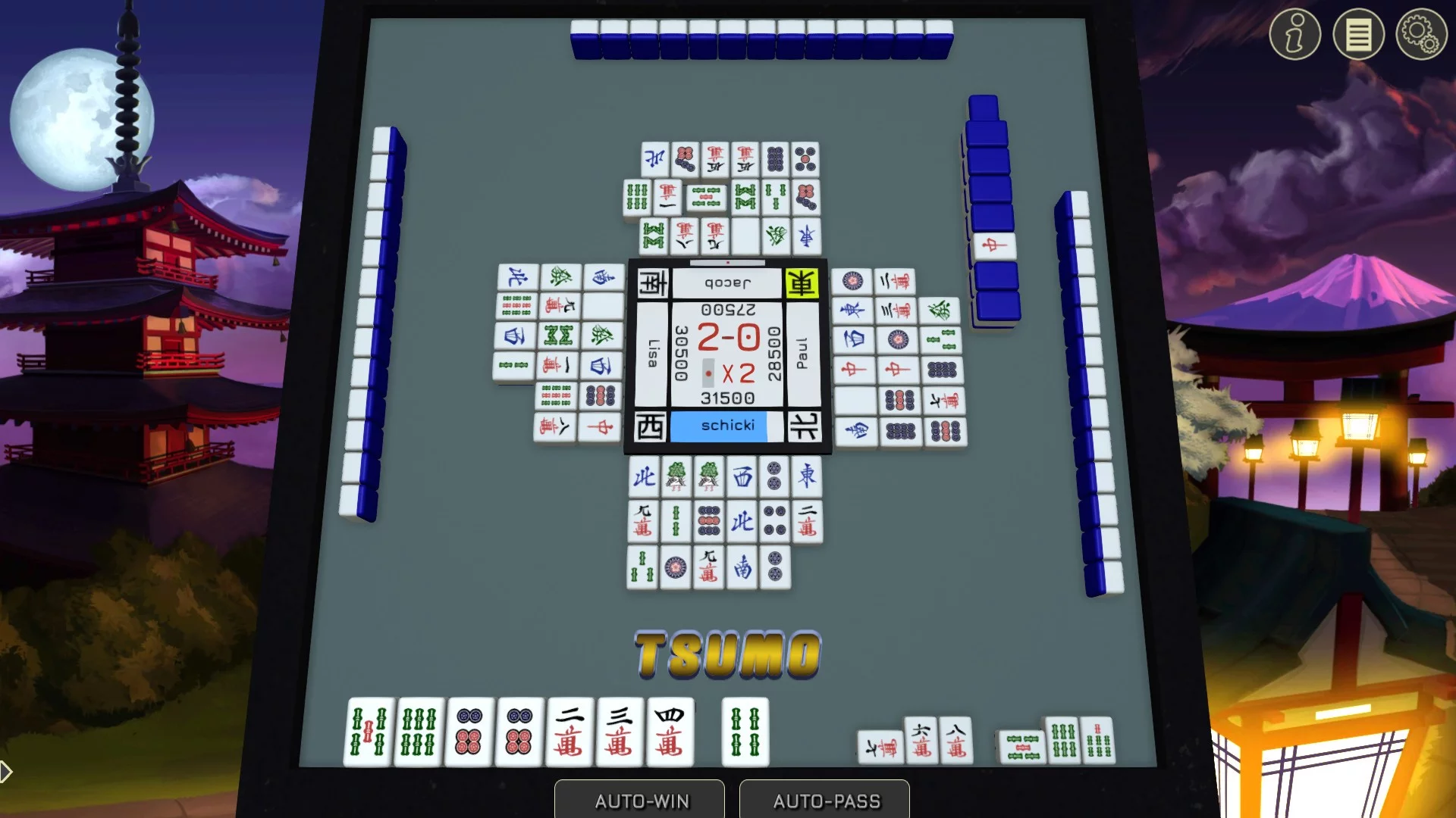 Изображение игры: Mahjong Riichi Multiplayer