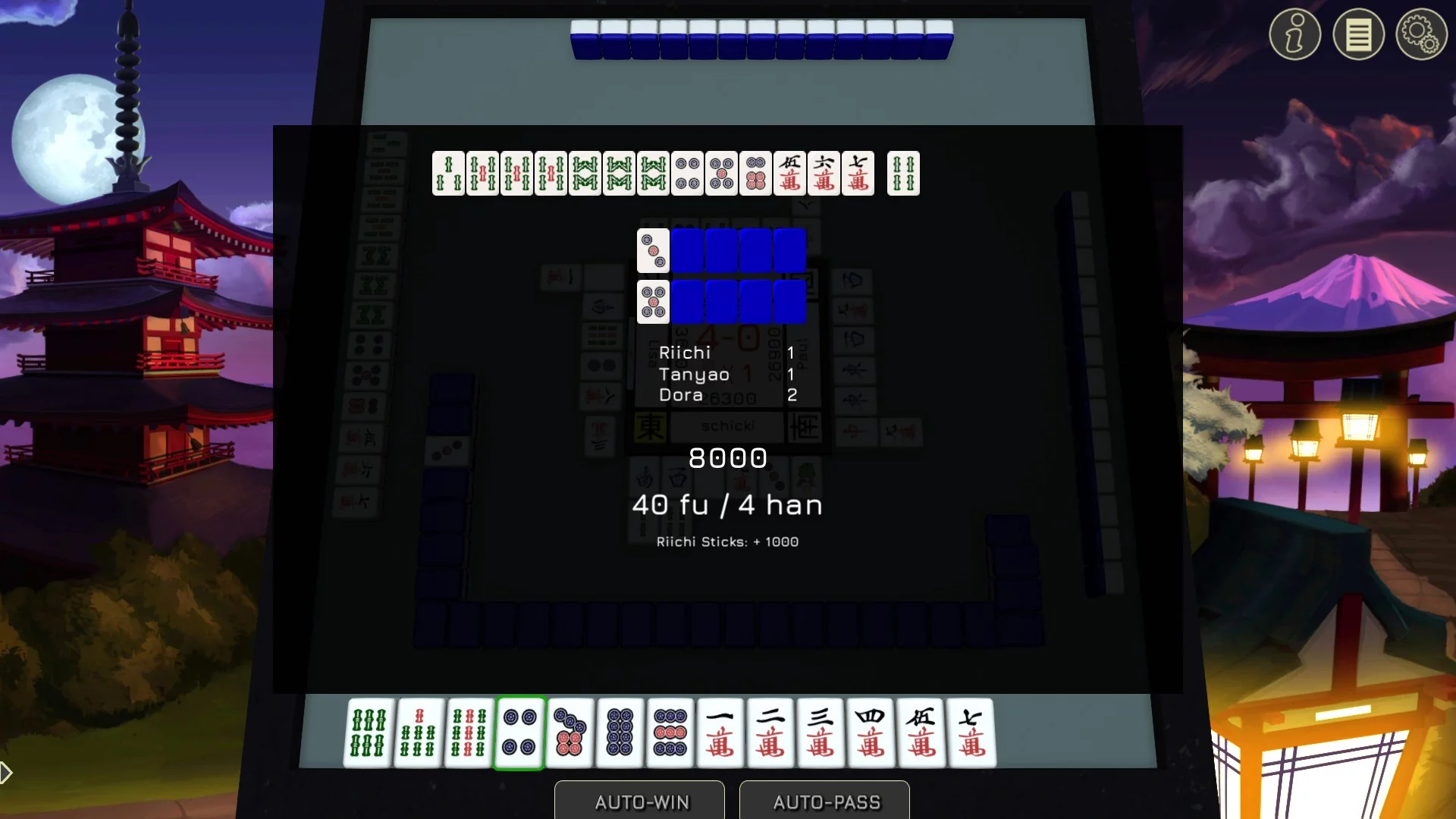 Изображение игры: Mahjong Riichi Multiplayer