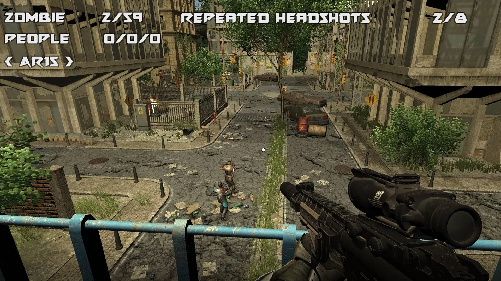 Изображение игры: Sniper zombie killer
